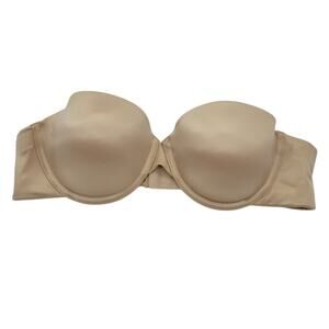 Maidenform‎ Custom Lift Tan Padded Strapless Underwire Bra Size 36B